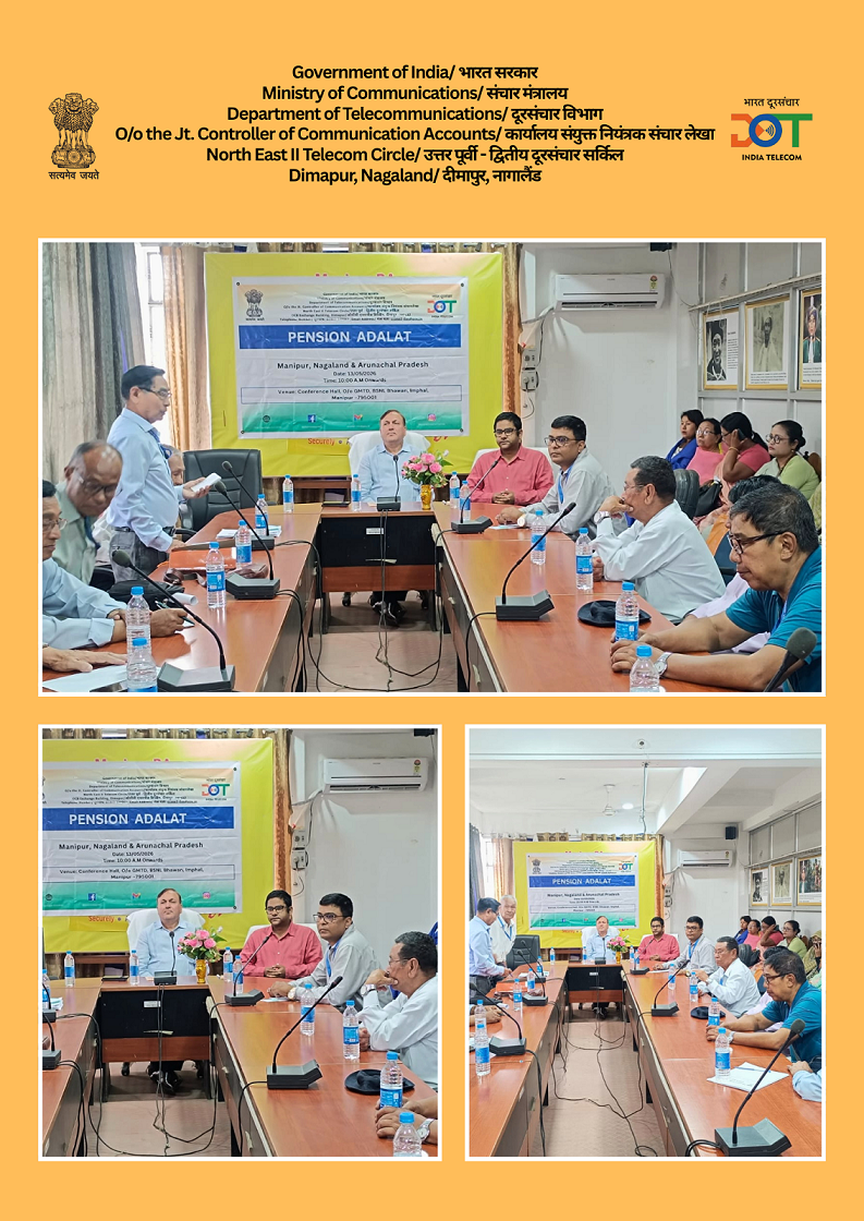 Pension Adalat Held at Manipur with Pr.CCA Kolkata, 2026